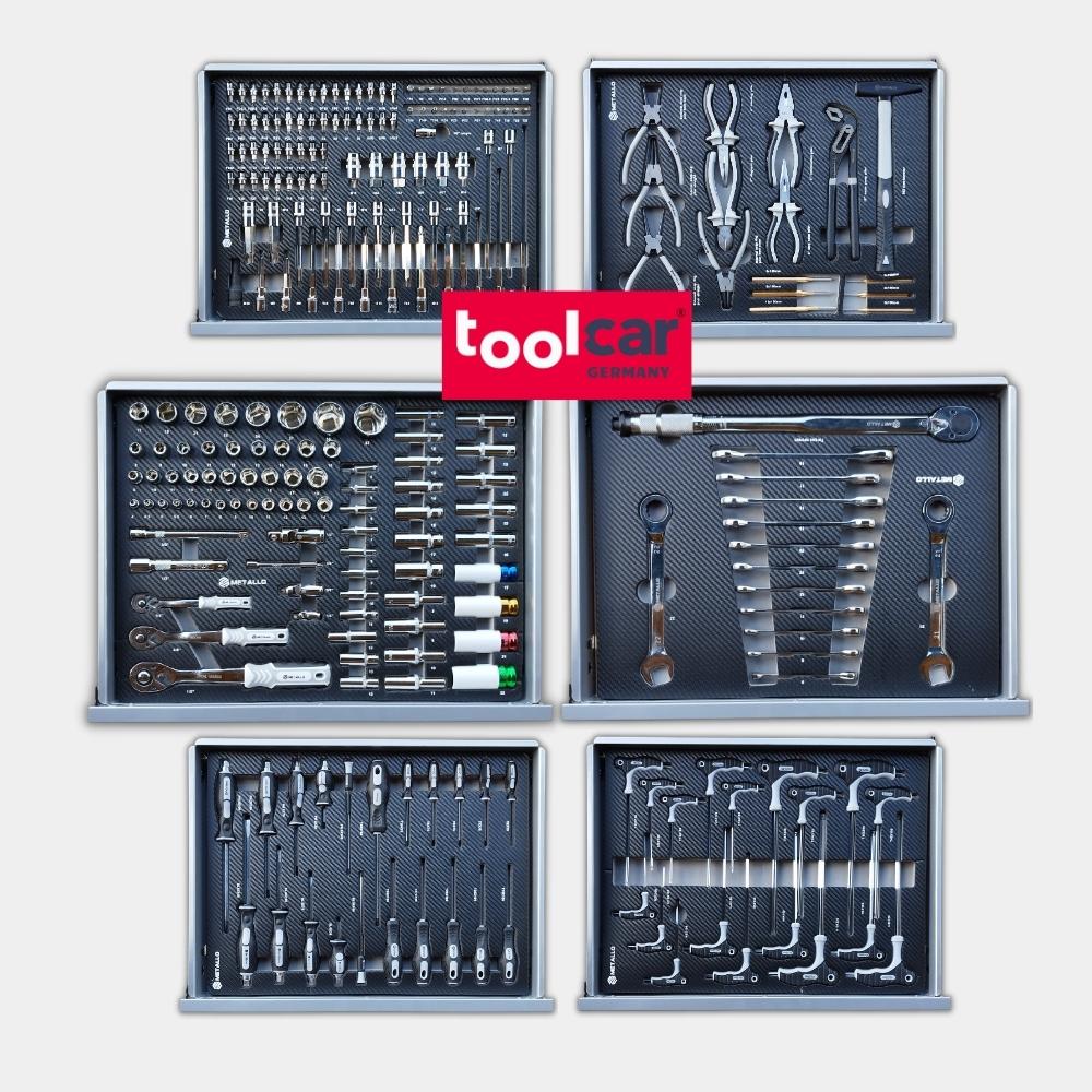 Werkzeugeinlagen Bestückt Set Mit 8 Einlagen Aus