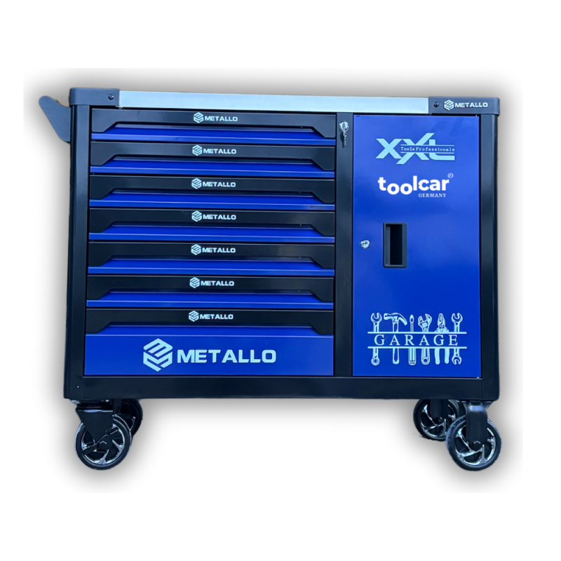 Carrello Portautensili Toolcar Jumbo Pro 12 - Cassetti Attrezzati, 122kg, Con Ruote - Foto 11