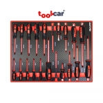 Schraubendreher Schraubenzieher Set Werkstattwagen Werkzeugwagen Einlage