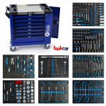 Toolcar F Tools Blue 8/8 Werkzeugwagen Werkstattwagen