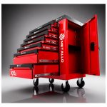 Toolcar Metallo 77 Werkzeugwagen gefüllt - Profi Werkstattwagen – Bild 2