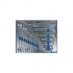 Metallo ToolCar | 10 volle Schubladen + 2 extra Staufächer mit Zwei großen Oberschränken – Bild 4