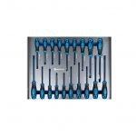 Metallo ToolCar | 10 volle Schubladen + 2 extra Staufächer mit Zwei großen Oberschränken – Bild 5