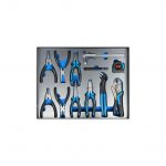 Metallo ToolCar | 10 volle Schubladen + 2 extra Staufächer mit Zwei großen Oberschränken – Bild 6